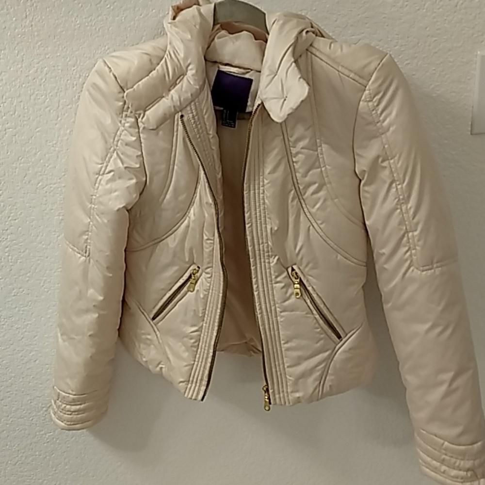 Forever 21 hooded puffer jacket sz S